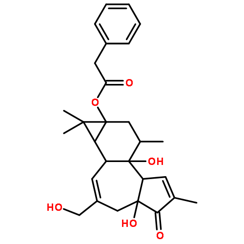 (1bS,4aR,7aS,7bR,8R,9aS)-4a,7b-dihydroxy-3-(hydroxymethyl)-1,1,6,8-tetramethyl-5-oxo-1,1a,1b,4,4a,5,7a,7b,8,9-decahydro-9aH-cyclopropa[3,4]benzo[1,2-e]azulen-9a-yl phenylacetate