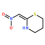 2H-1,3-Thiazine,tetrahydro-2-(nitromethylene)-