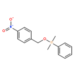 Silane, dimethyl[(4-nitrophenyl)methoxy]phenyl-