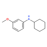 Benzenamine, N-cyclohexyl-3-methoxy-