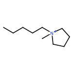 Pyrrolidinium, 1-methyl-1-pentyl-