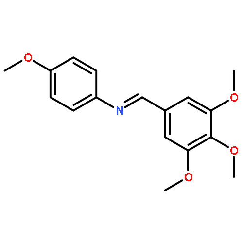 Benzenamine, 4-methoxy-N-[(3,4,5-trimethoxyphenyl)methylene]-