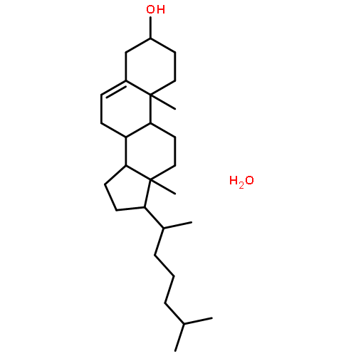 cholest-5-en-3-ol, (3beta)-, hydrate (1:1)