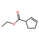 2-Cyclopentene-1-carboxylic acid, ethyl ester