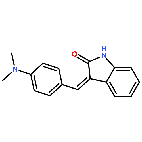 Su 4312;3-[[4-(dimethylamino)phenyl]methylene]-1,3-dihydro-2h-indol-2-one