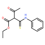 Butanoic acid, 3-oxo-2-[(phenylamino)thioxomethyl]-, ethyl ester