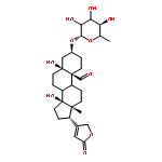 Card-20(22)-enolide,3-[(6-deoxy-b-D-gulopyranosyl)oxy]-5,14-dihydroxy-19-oxo-,(3b,5b)-