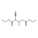 Pentanedioic acid,2-cyano-3-methyl-, 1,5-diethyl ester