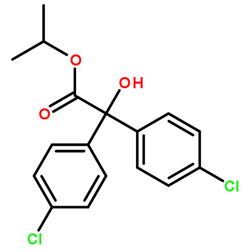 Benzeneacetic acid,4-chloro-a-(4-chlorophenyl)-a-hydroxy-, 1-methylethyl ester