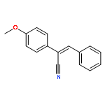 (2Z)-2-(4-methoxyphenyl)-3-phenylprop-2-enenitrile