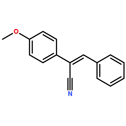 (2Z)-2-(4-methoxyphenyl)-3-phenylprop-2-enenitrile