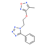 1-{2-[(4-methyl-1,2,5-oxadiazol-3-yl)oxy]ethyl}-5-phenyl-1H-tetrazole