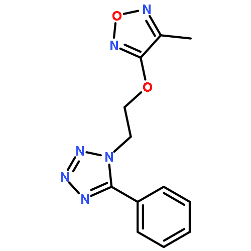 1-{2-[(4-methyl-1,2,5-oxadiazol-3-yl)oxy]ethyl}-5-phenyl-1H-tetrazole