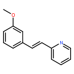 2-[(E)-2-(3-methoxyphenyl)ethenyl]pyridine