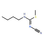 methyl N'-butyl-N-cyanocarbamimidothioate