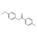 Benzoic acid, 4-methyl-, 4-methoxyphenyl ester