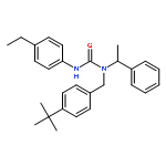 1-(4-tert-butylbenzyl)-3-(4-ethylphenyl)-1-(1-phenylethyl)urea