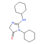 4H-Imidazol-4-one, 3-cyclohexyl-2-(cyclohexylamino)-3,5-dihydro-