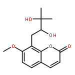 8-(2,3-dihydroxy-3-methylbutyl)-7-methoxy-2H-chromen-2-one