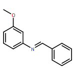 Benzenamine, 3-methoxy-N-(phenylmethylene)-