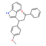 1-Propanone, 3-(1H-indol-3-yl)-3-(4-methoxyphenyl)-1-phenyl-