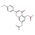 2-(4-methoxyphenyl)-4-oxo-4H-chromene-5,7-diyl diacetate