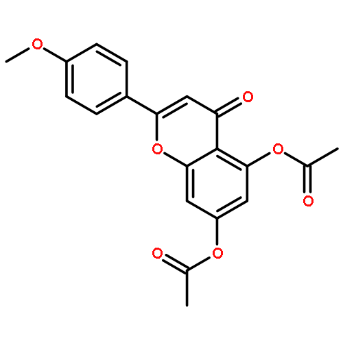 2-(4-methoxyphenyl)-4-oxo-4H-chromene-5,7-diyl diacetate