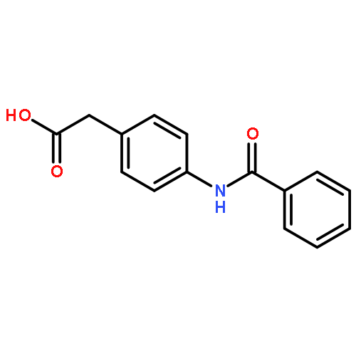 Benzeneacetic acid, 4-(benzoylamino)-