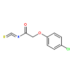 Acetyl isothiocyanate, (4-chlorophenoxy)-