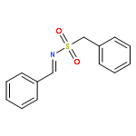 Benzenemethanesulfonamide,N-(phenylmethylene)-