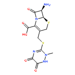 5-Thia-1-azabicyclo[4.2.0]oct-2-ene-2-carboxylicacid,7-amino-8-oxo-3-[[(1,2,5,6-tetrahydro-2-methyl-5,6-dioxo-1,2,4-triazin-3-yl)thio]methyl]-,(6R,7R)-