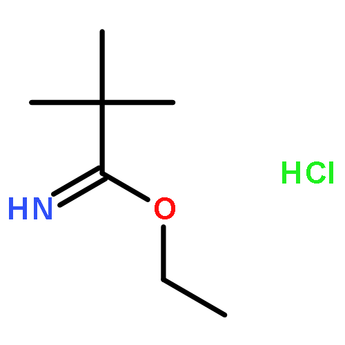 Propanimidic acid, 2,2-dimethyl-, ethyl ester, hydrochloride