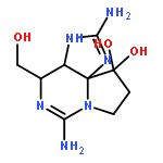 (3aS,4R)-2,6-diamino-4-(hydroxymethyl)-3a,4,8,9-tetrahydro-3H,10H-pyrrolo[1,2-c]purine-10,10-diol