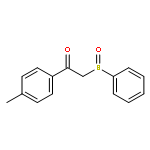 Ethanone, 1-(4-methylphenyl)-2-(phenylsulfinyl)-