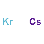 Cesium, compd. with krypton (1:1)