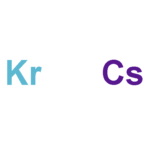 Cesium, compd. with krypton (1:1)