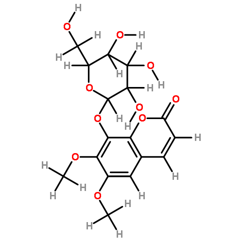 fraxidin 8-O-beta-D-glucopyranoside