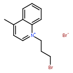 Quinolinium, 1-(3-bromopropyl)-4-methyl-, bromide