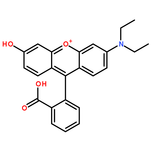 XANTHYLIUM, 9-(2-CARBOXYPHENYL)-3-(DIETHYLAMINO)-6-HYDROXY-