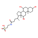 2-{[(3alpha,5alpha,7alpha,8xi,9xi,12alpha,14xi)-3,7,12-trihydroxy-24-oxocholan-24-yl]amino}ethanesulfonic acid