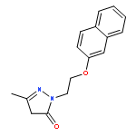 5-methyl-2-(2-naphthalen-2-yloxyethyl)-4h-pyrazol-3-one