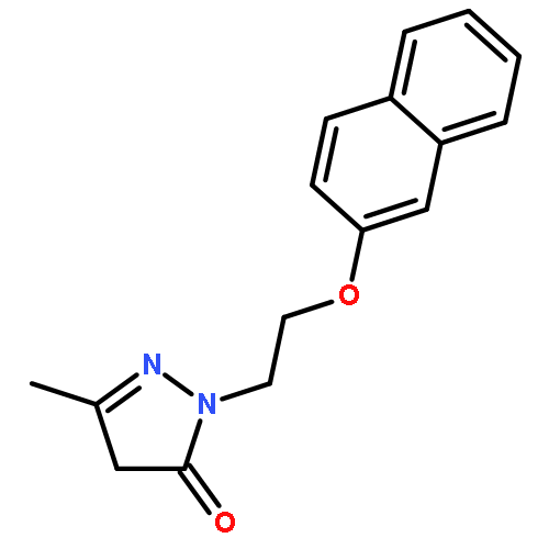 5-methyl-2-(2-naphthalen-2-yloxyethyl)-4h-pyrazol-3-one