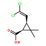 Cyclopropanecarboxylicacid, 3-(2,2-dichloroethenyl)-2,2-dimethyl-, (1R,3R)-rel-