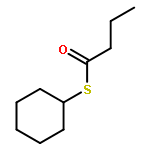 BUTANETHIOIC ACID, S-CYCLOHEXYL ESTER