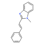 1-methyl-2-[(E)-2-phenylethenyl]-1H-benzimidazole