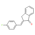 1H-Inden-1-one, 2-[(4-fluorophenyl)methylene]-2,3-dihydro-, (2E)-