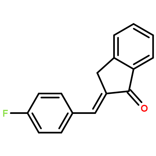 1H-Inden-1-one, 2-[(4-fluorophenyl)methylene]-2,3-dihydro-, (2E)-