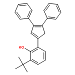 Phenol, 2-(1,1-dimethylethyl)-6-(3,4-diphenyl-1,3-cyclopentadien-1-yl)-