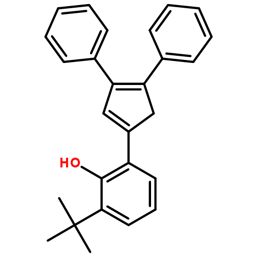 Phenol, 2-(1,1-dimethylethyl)-6-(3,4-diphenyl-1,3-cyclopentadien-1-yl)-