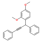 Benzene, 1-(1,3-diphenyl-2-propynyl)-2,4-dimethoxy-